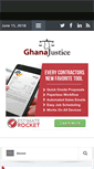 Mobile Screenshot of ghanajustice.com